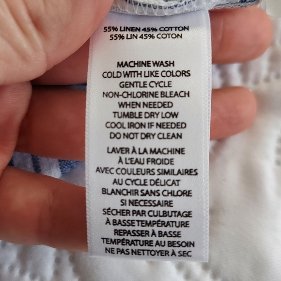 beachlunchlounge Bennett Linen Blend Cropped Pants with Pockets - Picture 12 of 13